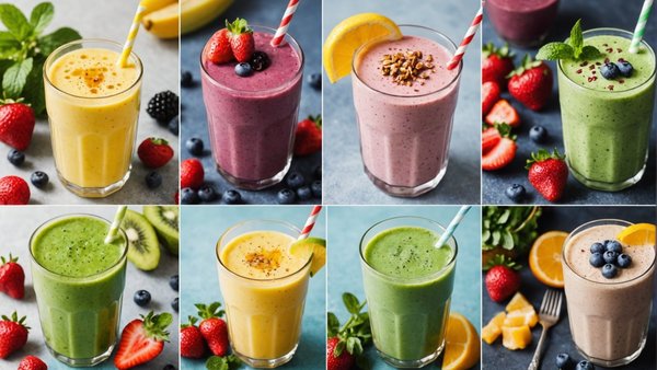 10 recettes de smoothies pour un petit déjeuner minceur